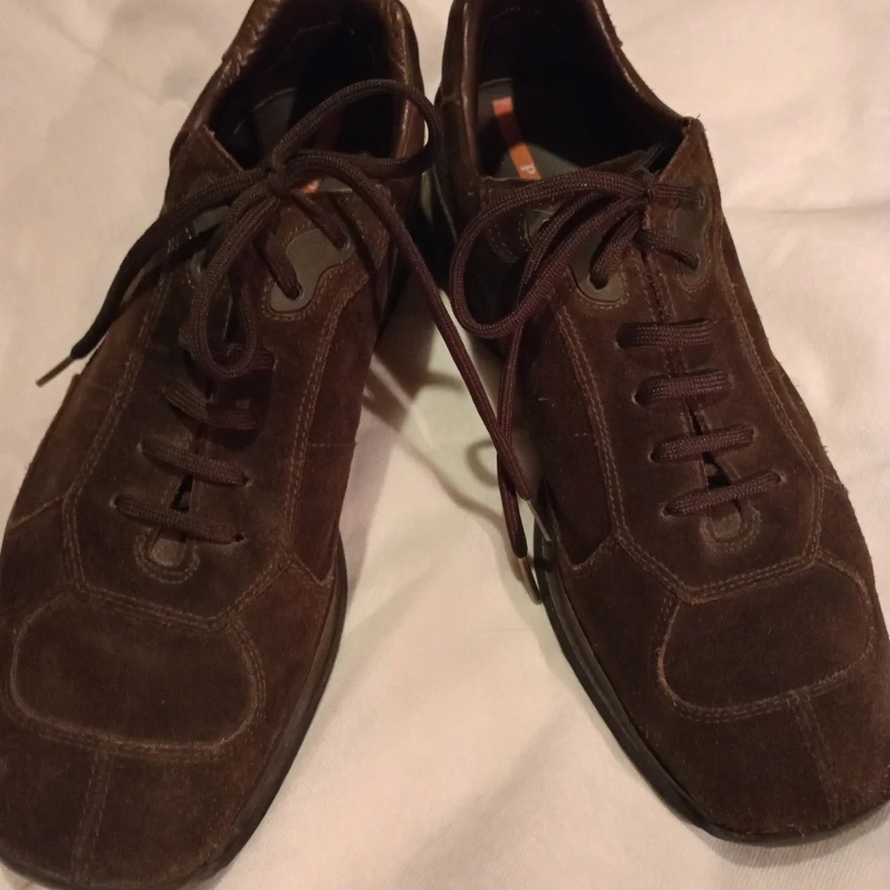 Men's Prada Suede Sneakers - Picture 2 of 10